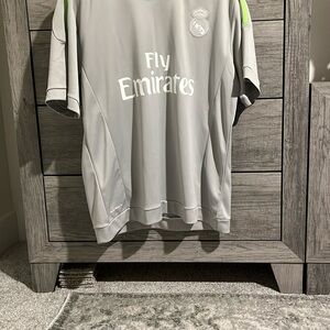 Real Madrid Gray Soccer Jersey